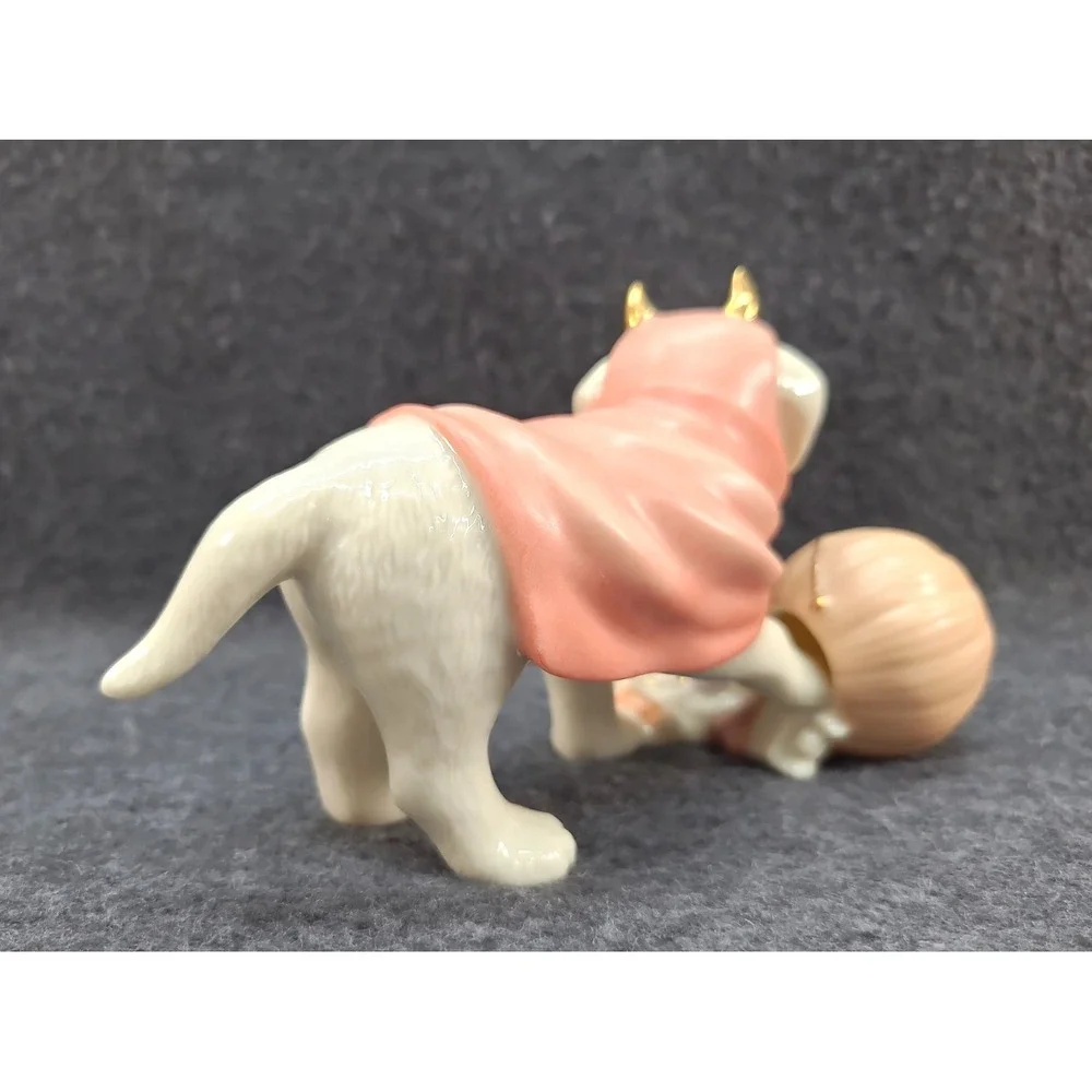 Lenox Puppy Sweet Little Devil Labrador Halloween Dog Pumpkin 24k Gold Accents
